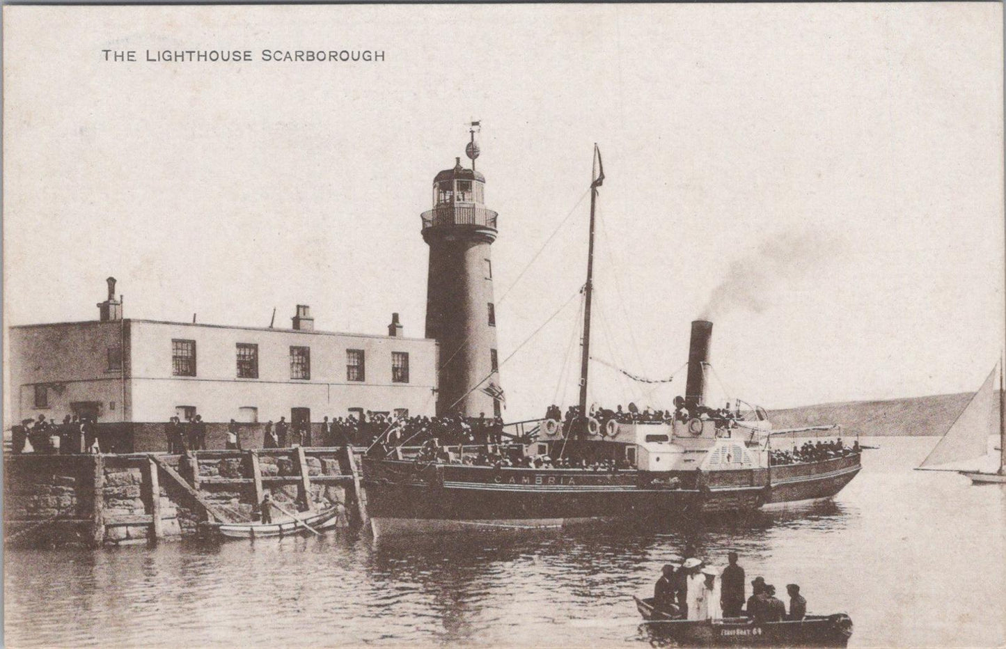 Yorkshire Postcard - The Lighthouse, Scarborough  XT1359
