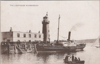 Yorkshire Postcard - The Lighthouse, Scarborough  XT1359