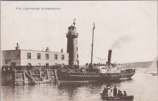 Yorkshire Postcard - The Lighthouse, Scarborough  XT1359