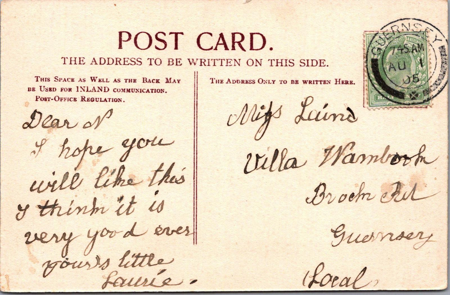 Guernsey Postcard - St Peter Port Parish Church, St Peter Port  XT1365