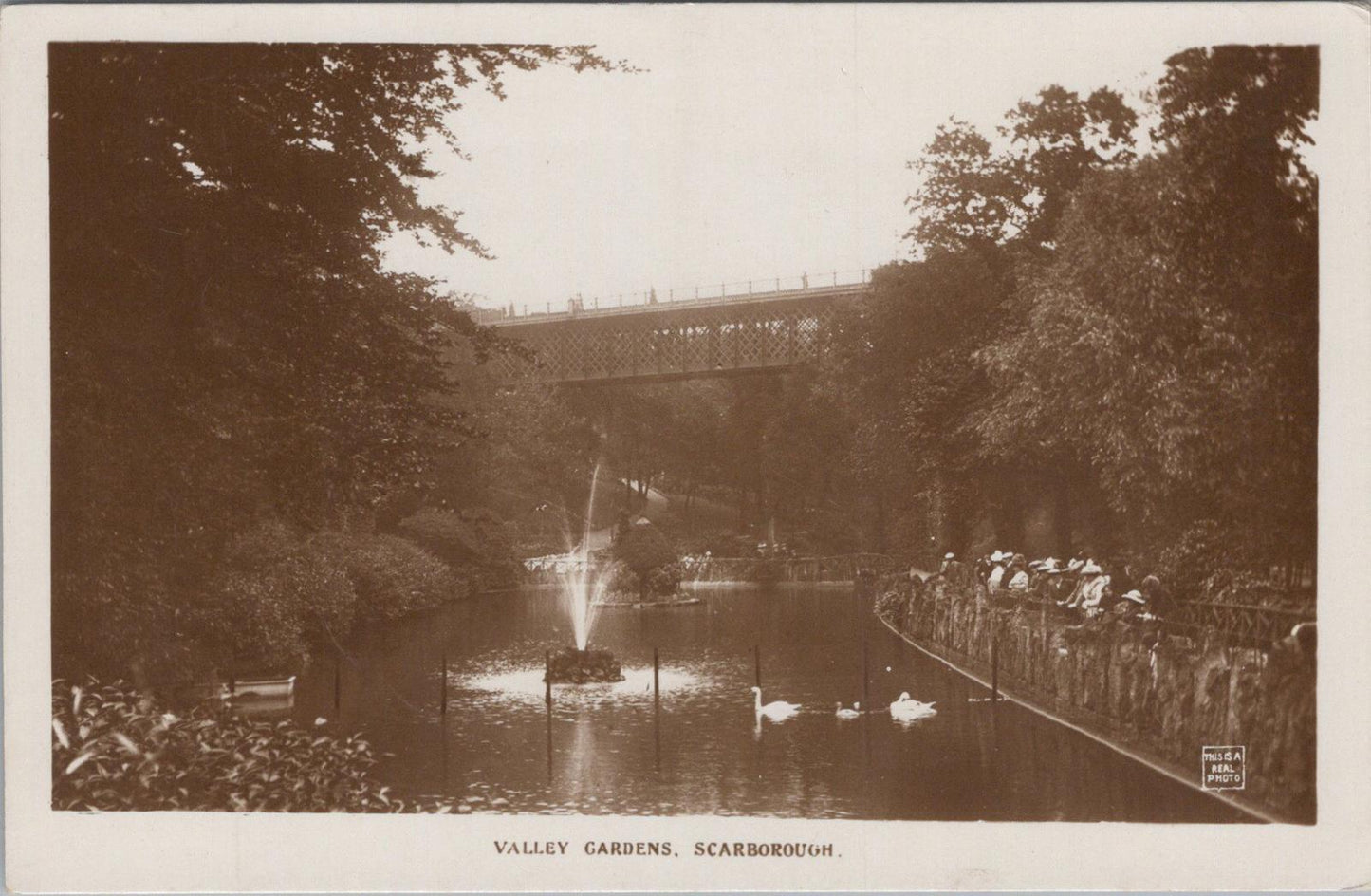 Yorkshire Postcard - Valley Gardens, Scarborough  XT1374
