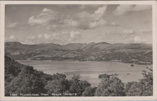 Cumbria Postcard - Lake Windermere From Claife Heights, The Lake District XT1379