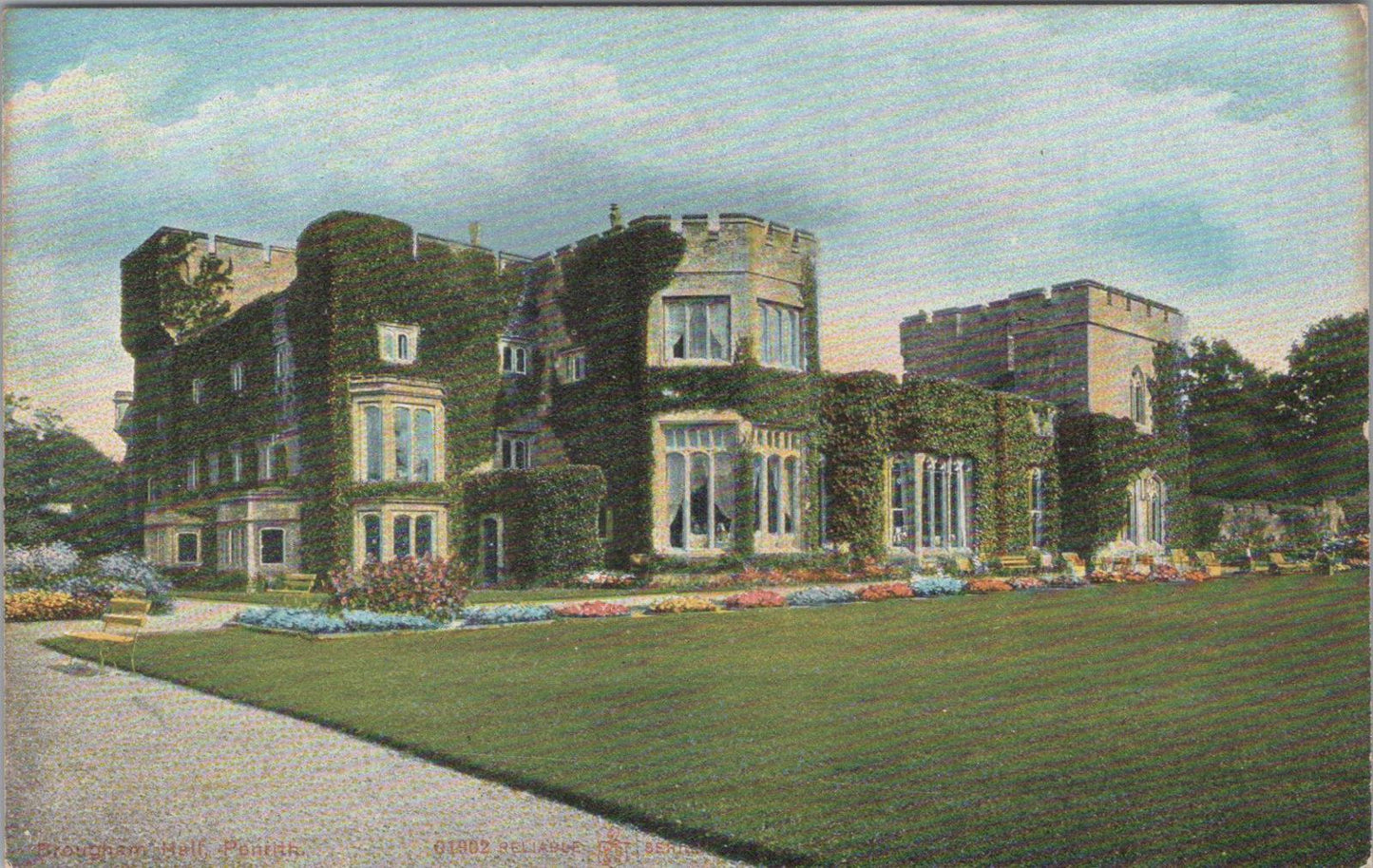 Cumbria Postcard - Brougham Hall near Penrith  XT1381
