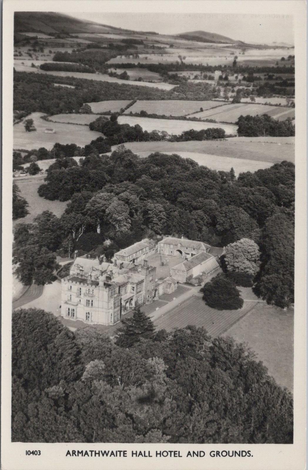 Cumbria Postcard - Armathwaite Hall Hotel & Grounds nr Bassenthwaite Lake XT1383