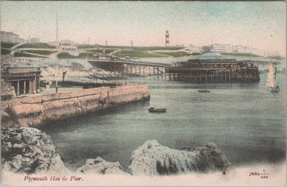 Devon Postcard - Plymouth Hoe and Pier in Plymouth  XT1385