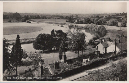 Herefordshire Postcard: The River From The Prospect, Ross-on-Wye  XT1403