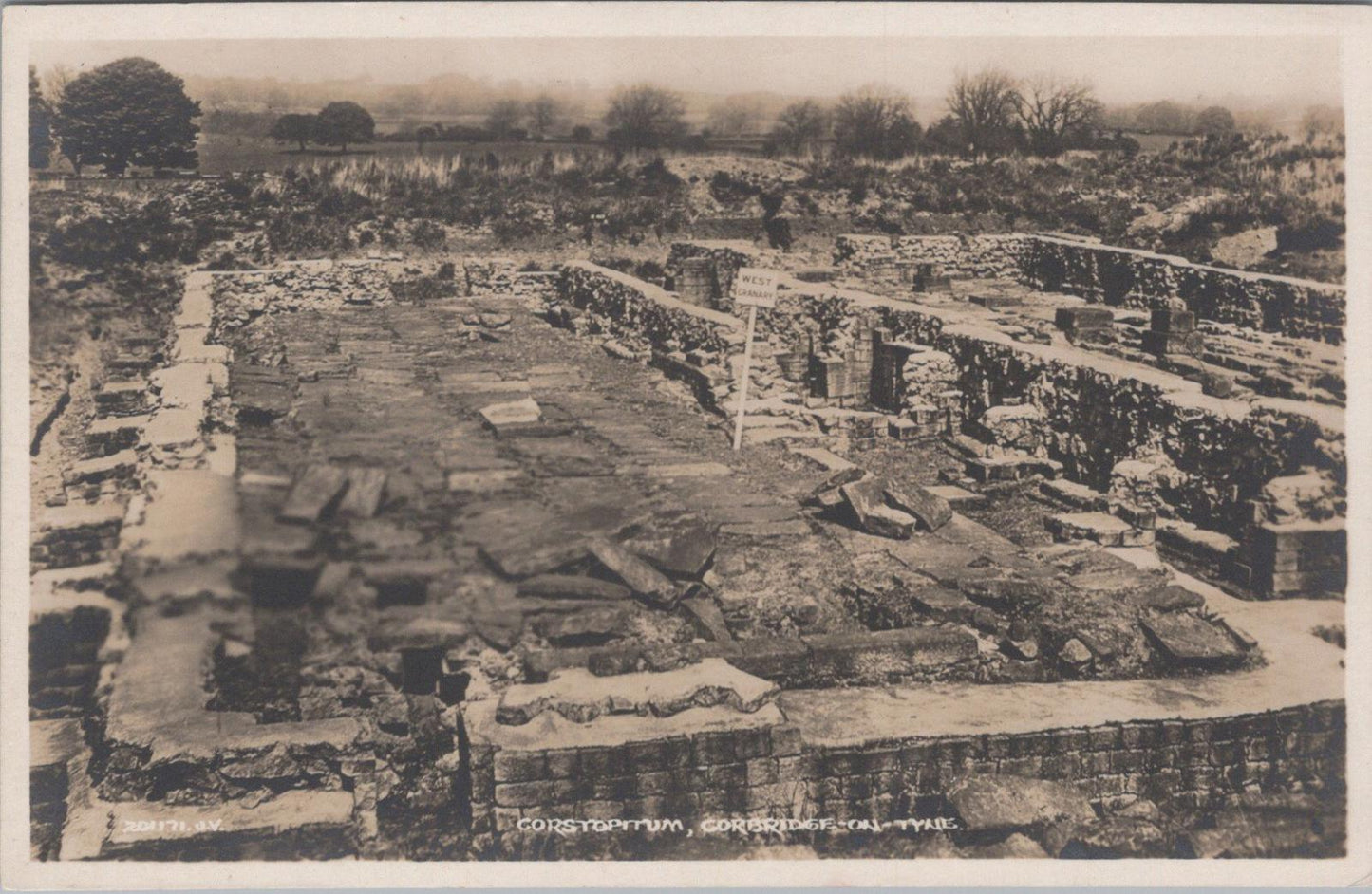 Northumberland Postcard: Corstopitum, Corbridge-on-Tyne Roman Town XT1410
