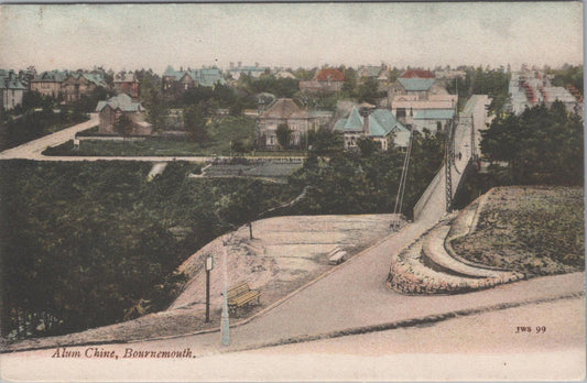 Dorset Postcard: Alum Chine, Bournemouth, Suspension Bridge View XT1415