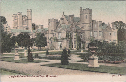 Dorset Postcard: Canford Manor, Residence of Lord Wimborne XT1420