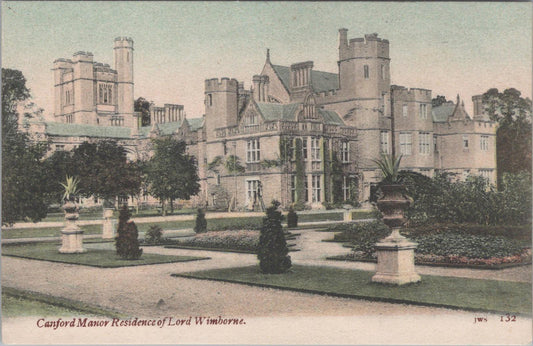 Dorset Postcard: Canford Manor, Residence of Lord Wimborne XT1420
