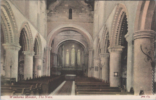 Dorset Postcard: Wimborne Minster, The Nave, Interior View XT1421