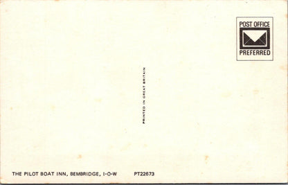 Isle of Wight Postcard: The Pilot Boat Inn, Bembridge, 1960s to 1970s  XT1433