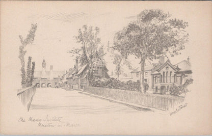 Gloucestershire Postcard: The Mann Institute, Moreton-in-Marsh, Sketch XT1442