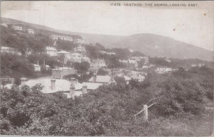 Isle of Wight Postcard: Ventnor, St Boniface Downs, Looking East XT1448