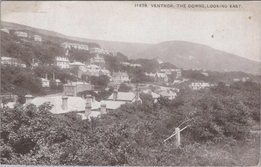 Isle of Wight Postcard: Ventnor, St Boniface Downs, Looking East XT1448