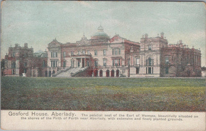 Scotland Postcard: Gosford House Aberlady Seat of the Earl of Wemyss XT1914