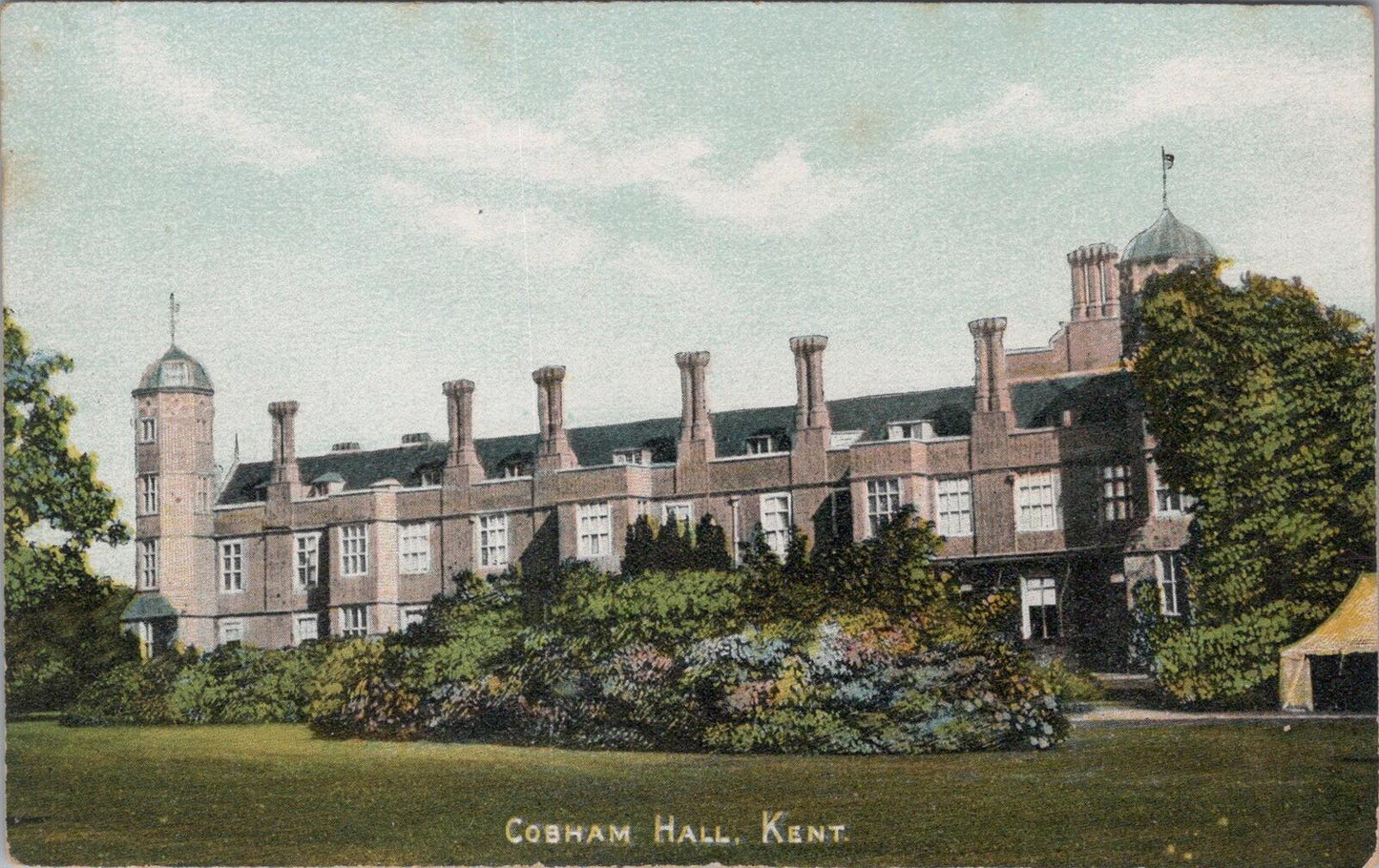 Kent Postcard: Cobham Hall Historic Stately Home and Gardens XT1917