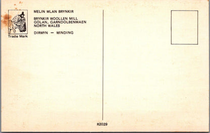 Wales Postcard: Winding, Melin Wlan Brynkir Dirwyn, Caernarvonshire XT1925