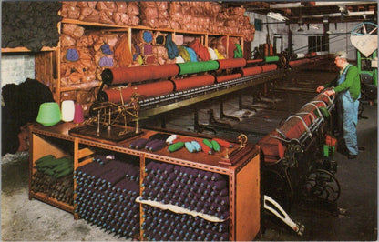 Wales Postcard: Spinning Mule, Melin Wlan Brynkir Dirwyn, Caernarvonshire XT1926