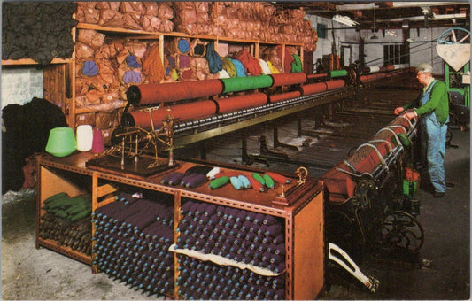 Wales Postcard: Spinning Mule, Melin Wlan Brynkir Dirwyn, Caernarvonshire XT1926