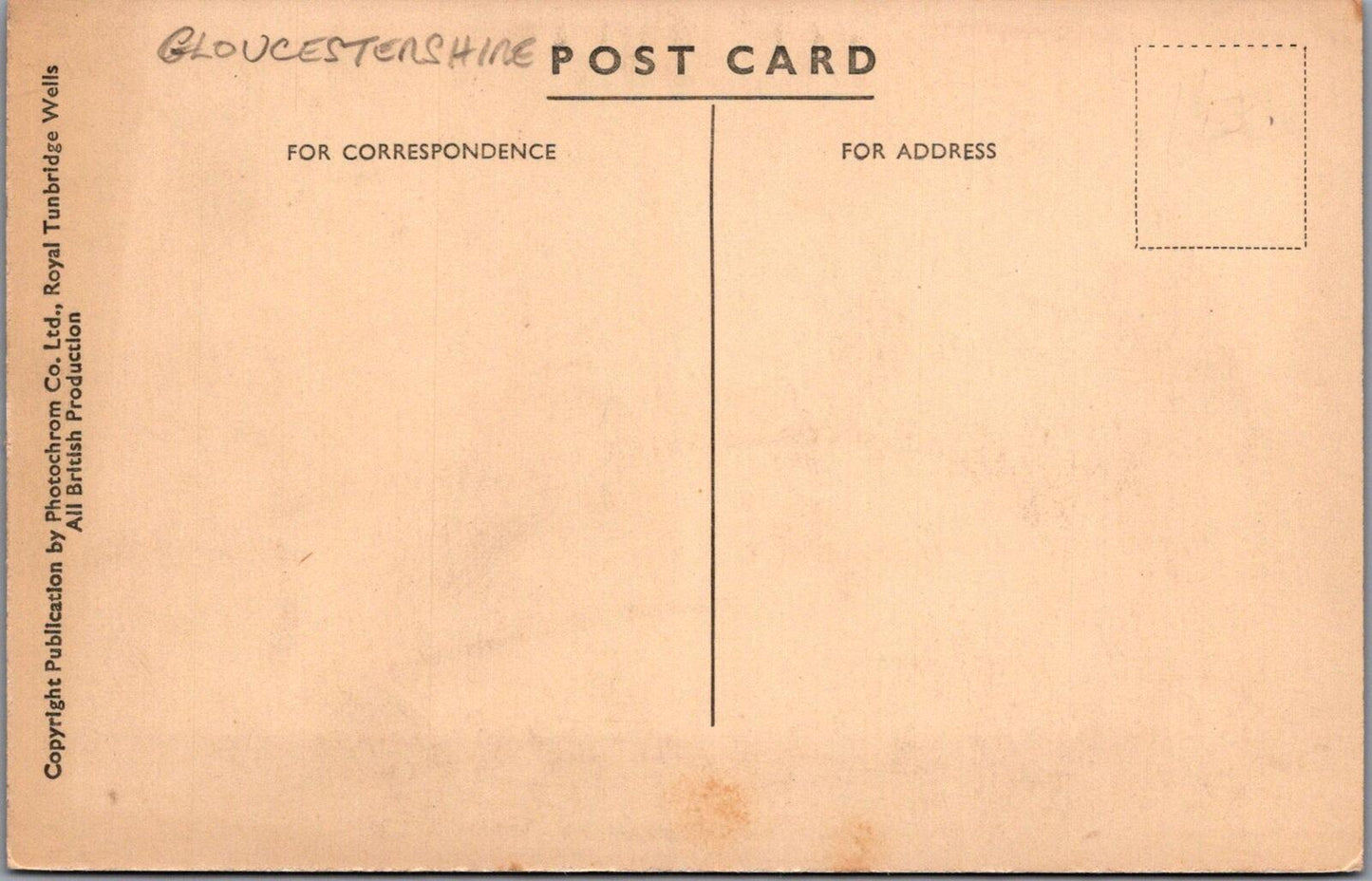Gloucestershire Postcard: Stroud, The Mansion, Stratford Park. 1920's XT1931