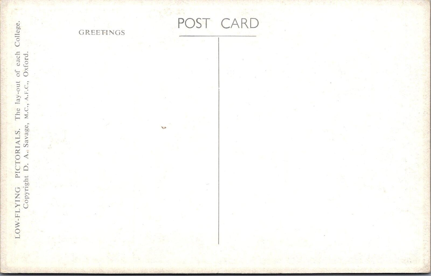 Oxfordshire Postcard: Aerial-Style Illustration of Keble College, Oxford  XT1937
