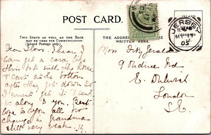 Jersey Postcard: St.John’s Road Steps,Scenic Coastal View,Channel Islands XT1959
