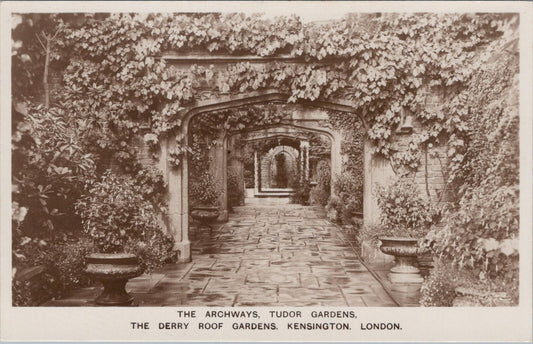 London Postcard: Derry & Toms Roof Gardens, Kensington High Street  XT1967