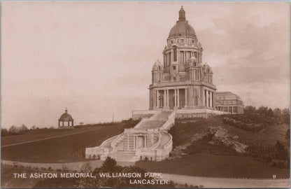 Lancashire Postcard: Lancaster, The Ashton Memorial in Williamson Park XT1976