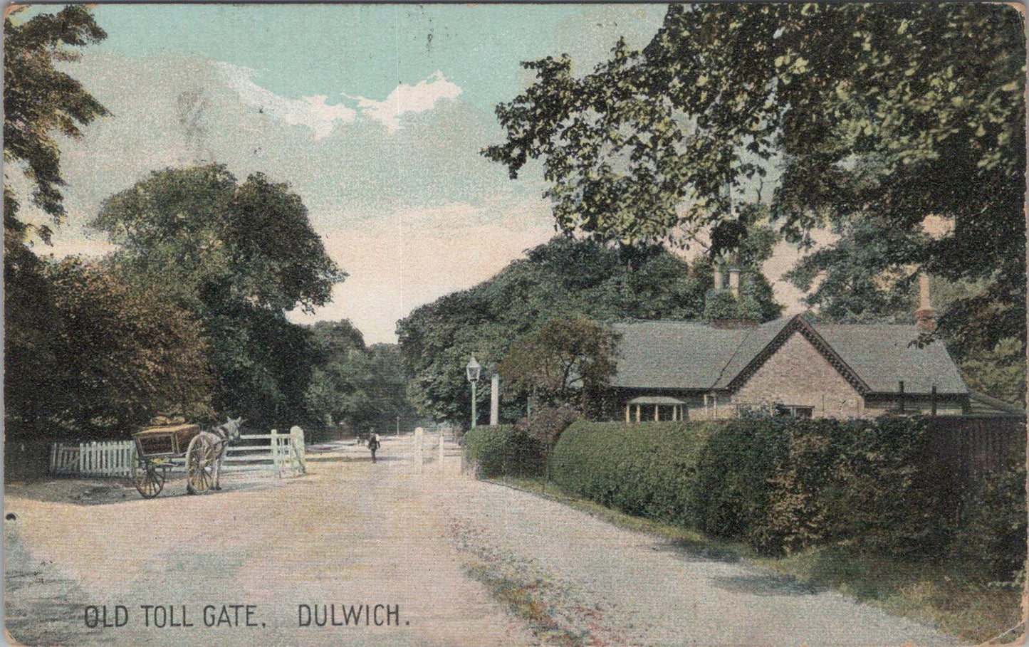London Postcard: Dulwich, The Old Toll Gate and Gatekeeper's Cottage XT1979