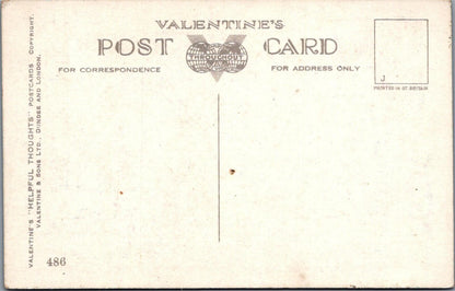 Religious Postcard: The Gate of the Year Poem by Minnie Louise Haskins XT1988