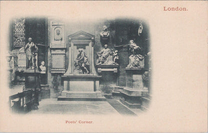 London Postcard: Westminster Abbey, Poets' Corner Interior XT2011