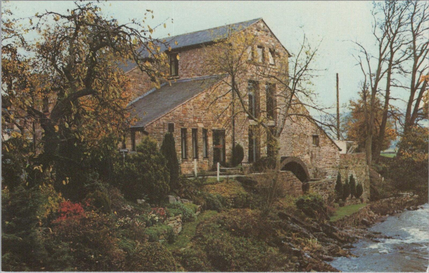 Lancashire Postcard: The Waterwheel Chipping 1970's  XT2029