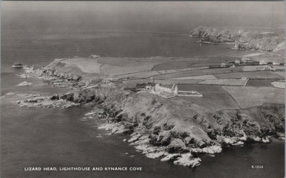 Cornwall Postcard: Lizard Head Lighthouse and Kynance Cove Aerial View XT2065