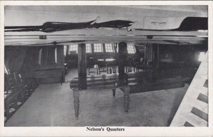 Naval History Postcard: HMS Victory, Nelson's Quarters, Portsmouth   XT2067