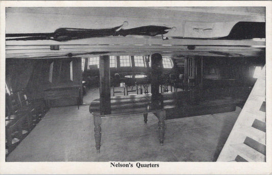 Naval History Postcard: HMS Victory, Nelson's Quarters, Portsmouth   XT2067