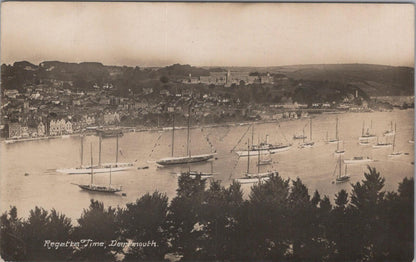 Devon Postcard: Dartmouth, Regatta Time, River Dart and Naval College XT2074