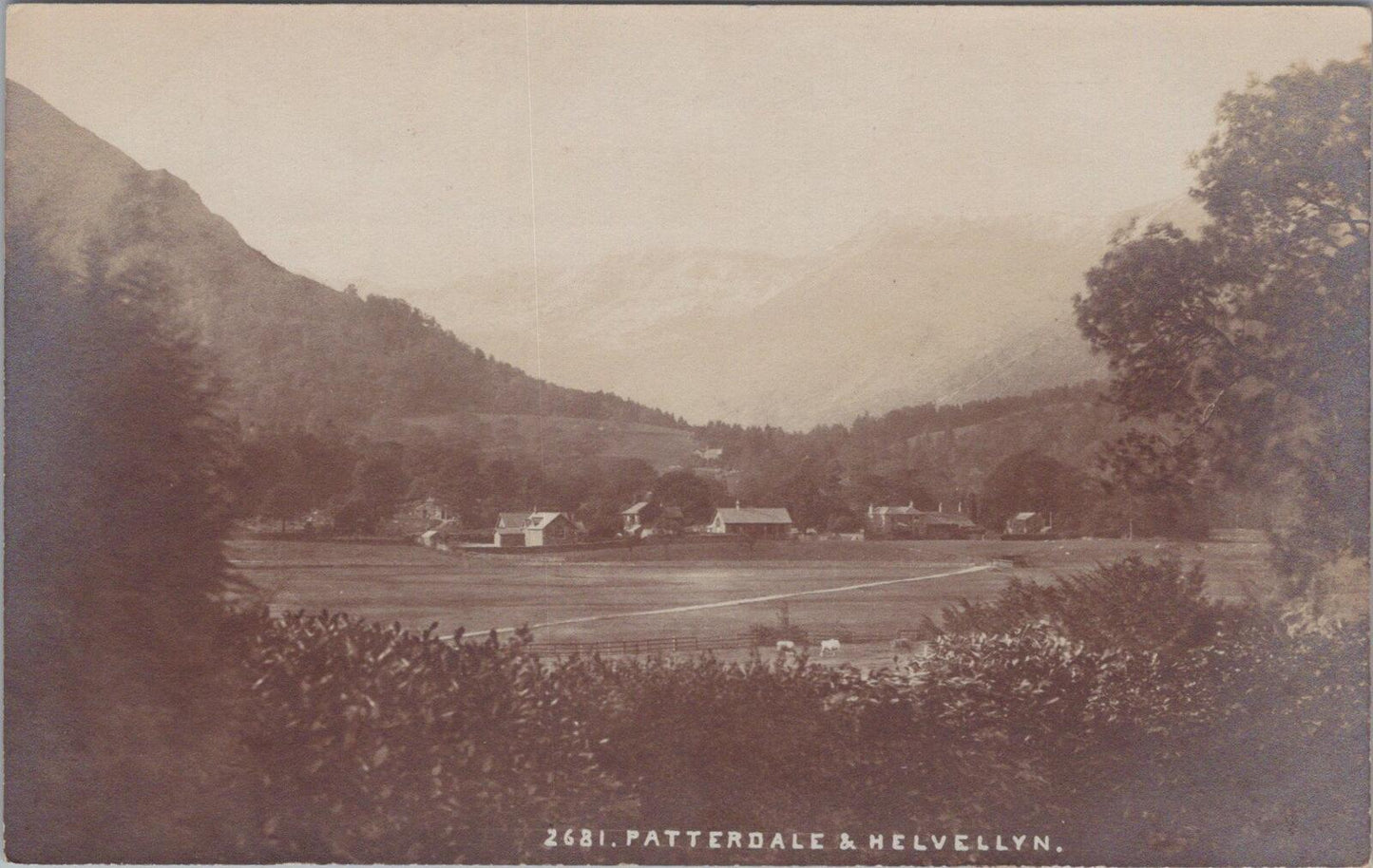 Cumbria Postcard: Patterdale and Helvellyn, English Lake District   XT2077
