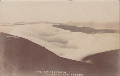 Cumbria Postcard: Helvellyn, Above The Clouds, Mountain, The Lake District XT2078