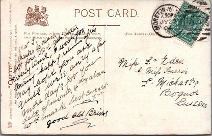 Somerset Postcard: Bristol High Street, St Nicholas Church, 1900's XT2085