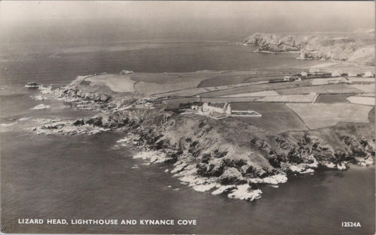 Cornwall Postcard: Lizard Head, Lighthouse and Kynance Cove, Aerial View  XT2087