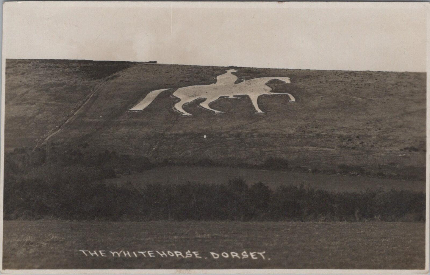 Dorset Postcard: The White Horse, Weymouth, Osmington Hill Figure  XT2093