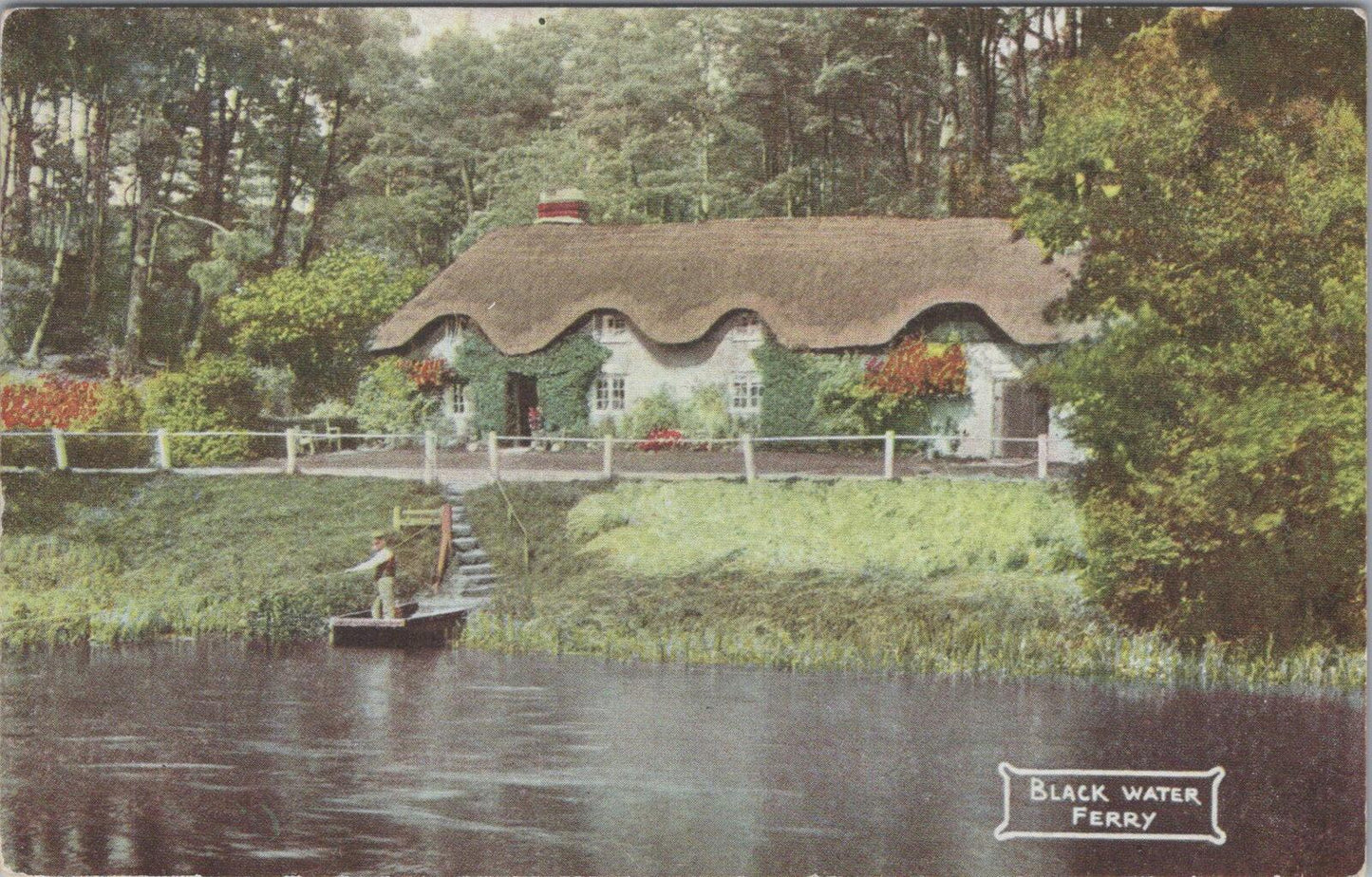 Dorset Postcard: Black Water Ferry, River Stour near Christchurch  XT2096