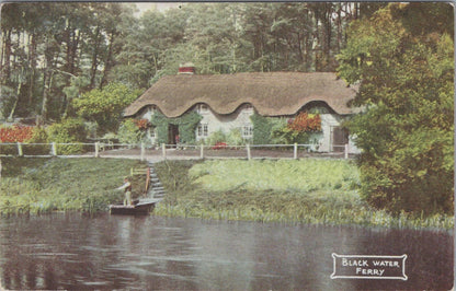 Dorset Postcard: Black Water Ferry, River Stour near Christchurch  XT2096