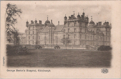 Midlothian Postcard: George Heriot's Hospital Edinburgh School 1910s XT3428