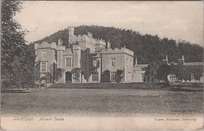 Argyll Postcard: Lochfyne Minard Castle Inveraray Posted 1906 XT3435