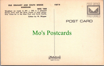 Dorset Postcard - Wareham Old Granary and South Bridge  RS34335