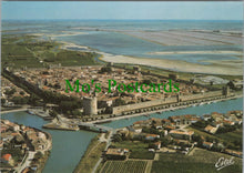 Load image into Gallery viewer, France Postcard - Aerial View of Aigues-Mortes, Gard  RRR1105
