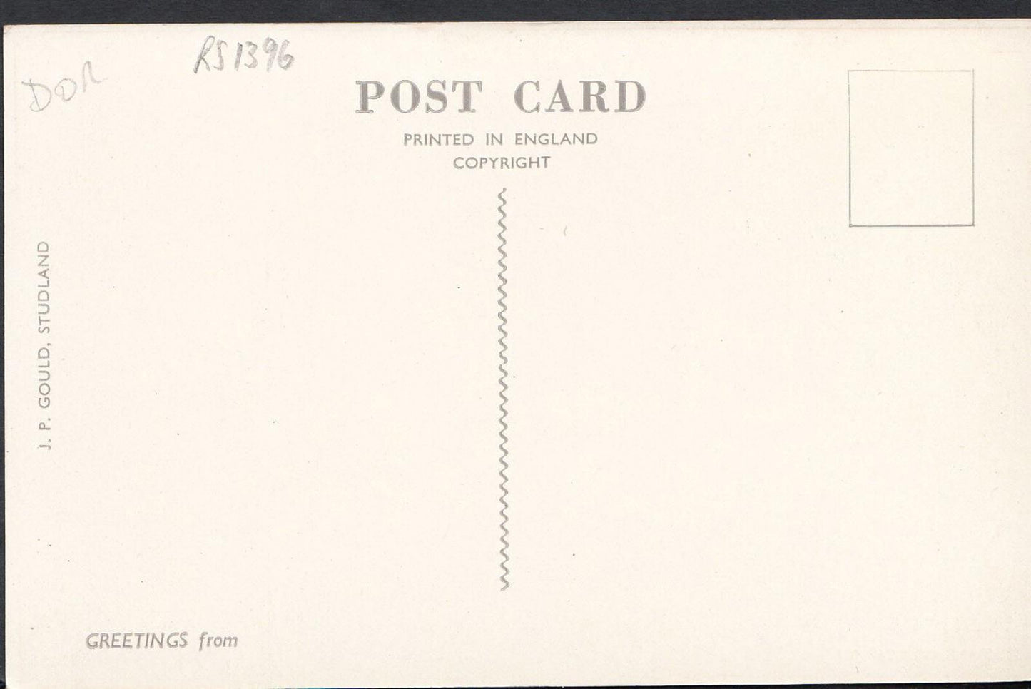 Dorset Postcard - Studland Church    RS1396
