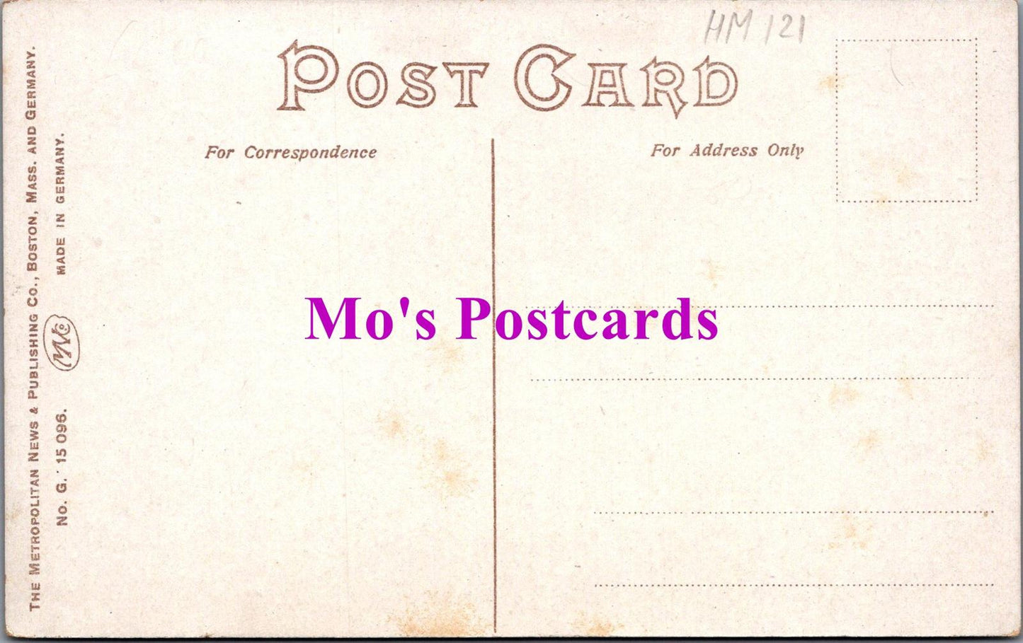 Military Postcard - Newport Rhode Island Training Station, Riot Square HM121